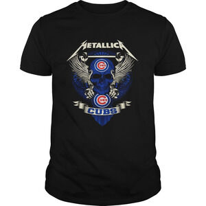 Chicago Skull Metallic Ubs Cubs Shirt